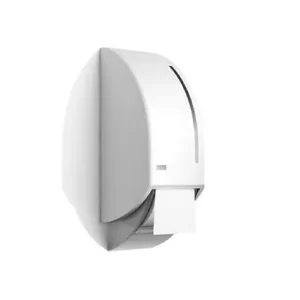 Satino Smartline Toilet dispenser wit, dubbele rol onder elkaar met as.